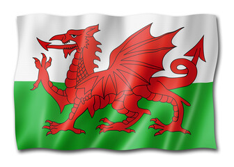 Wales flag, UK