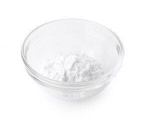 tapioca flour isolated on white background