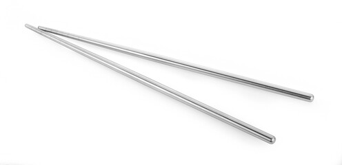 chopsticks isolated on white background.