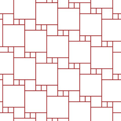 Christmas abstract seamless pattern. Design for fabric, wrapping gift paper and backgrounds. Winter holiday season. Vector illustration. 