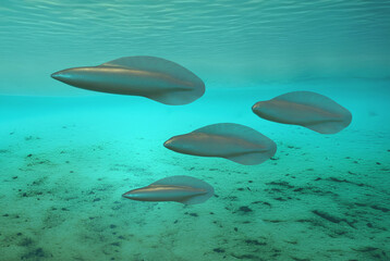 Specimens of haikouichthys (Cambrian)