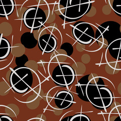Abstract seamless background. Geometric pattern. Pattern for print, advertising, web design.