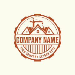 Construction logo template set, logo pack, logo bundles, vector pack of Construction vintage logo