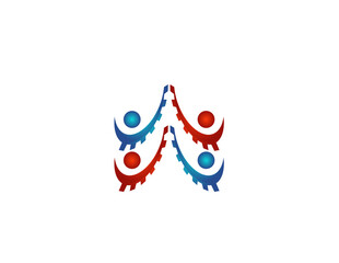 Fototapeta premium grear up service logo