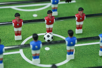 soccer player kicking the ball. game for kids