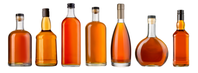  whiskey bottle isolated
