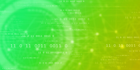 Fototapeta premium 2d illustration Abstract futuristic electronic circuit technology background