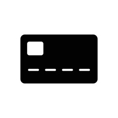 credit card icon vector design template in white background