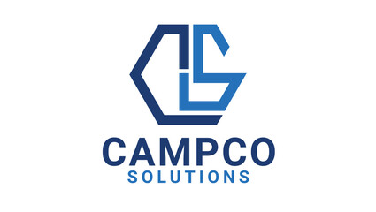 Hexagonal Name Initials Letters CS Monogram Logo Design