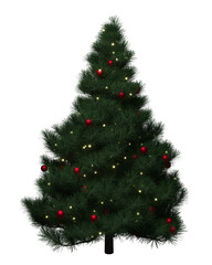 christmas tree isolated