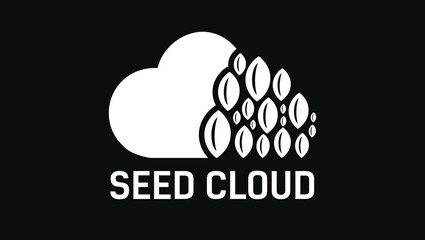 Seed Cloud Modern Logo For Online Crops and Food Managment