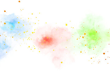 背景素材_水彩テクスチャ_カラフル