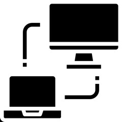 Computer glyph icon