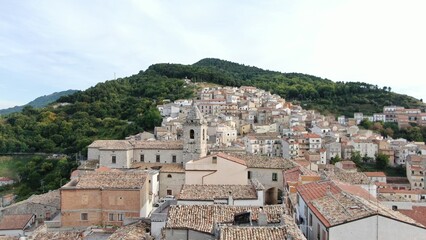 Montefalcone del Sannio, a mountain village in Molise