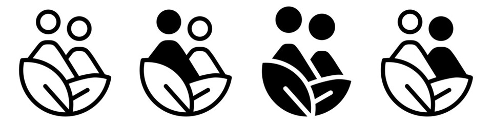 Ecology icon vector set. green energy illustration sign collection. Eco symbol. alternative energy logo.