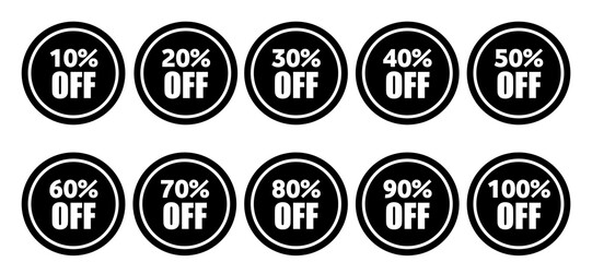 Special discount offer set icons PNG. Special offers and discount money icon set png. Shopping offers icon se PNG. - obrazy, fototapety, plakaty