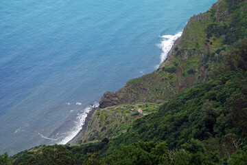 scenic view at the coast of madeira