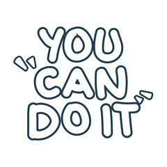 Cute Sticker Reactions You Can Do It Outline