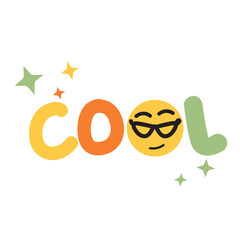 Cute Sticker Reactions Cool Color
