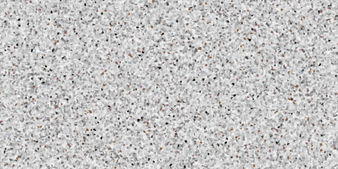 Vector modern terrazzo floor texture mixed black white gray colour stone.The structure of porous stone texture, pebble stone background.><