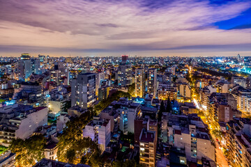 Fototapeta premium View of the streets of Buenos Aires Argentinien