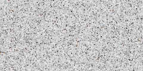 Vector modern terrazzo floor texture mixed black white gray colour stone.The structure of porous stone texture, pebble stone background.><