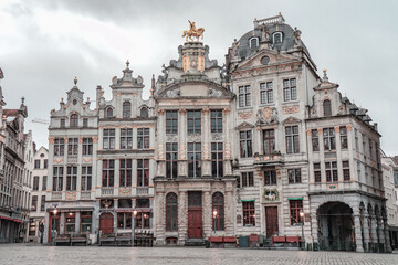 Fototapeta na wymiar The great market in Brussels, the capital of Belgium.