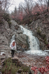 Obraz premium Little waterfalls in Belgium called cascade du Bayehon.