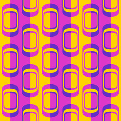 Abstract attractive ornament for decorating any surfaces or things. Seamless pattern.