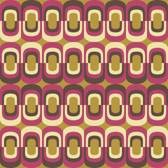 Abstract attractive ornament for decorating any surfaces or things. Seamless pattern.