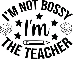 Teacher svg design