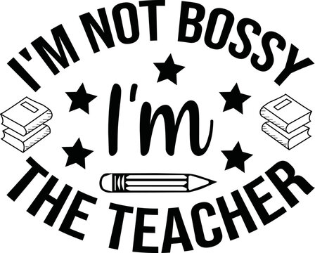 Teacher svg design
