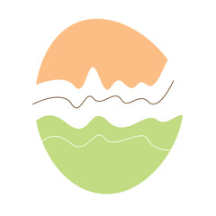 Abstract Shape Set Vector Background