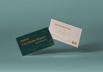 Minimal Personal Business Card Layout