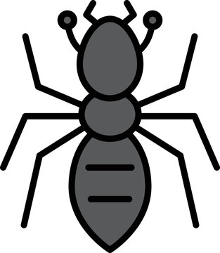 ミニ昆虫イラストアイコン 蟻