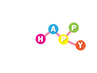 Happy editable text effect Free Vector
