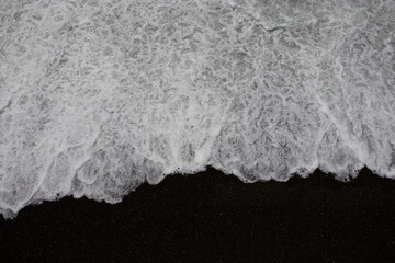 Black Sand Beach Waves