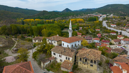 The Village of Tarakli, at Sakarya Turkey, Famous with Traditional and Historic Turkish Houses