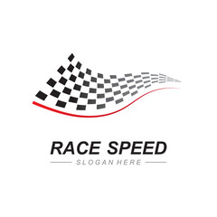 Race flag icon design
