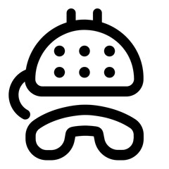 phone of the hook icon