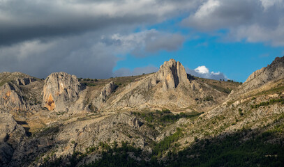 View from the Castle of Guadalest, Spain