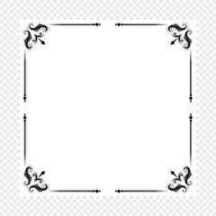 vintage frames, vector illustration