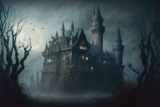 Spooky Castle Images – Browse 88,168 Stock Photos, Vectors, and Video