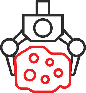 space stoneVector Icon which is suitable for commercial work and easily modify or edit it
