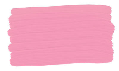 Abstract pink paint brushstroke illustration