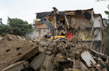 process of demolition