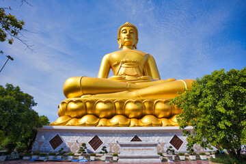 神秘的な天井画があるワットパクナム　タイ・バンコク