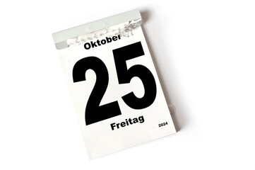25  Oktober 2024