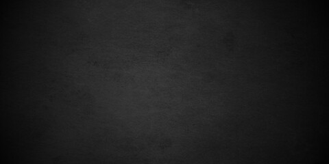 Fototapeta Black texture chalk board and black board background. stone concrete texture grunge backdrop background anthracite panorama. Panorama dark grey black slate background or texture. obraz