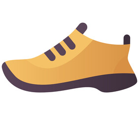Shoe repairs flat design style icon